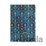 Paperblanks - týždenný diár Blue Velvet 2023