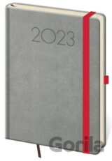 Diář 2023 týdenní A5 New Praga - tmavě šedá