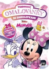 Tvarované omalovánky se samolepkami - Minnie