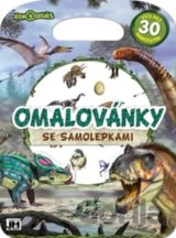 Omalovánky se samolepkami Dino