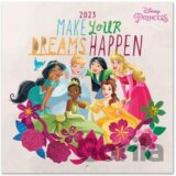 Oficiálny kalendár Disney 2023 s plagátom: Princezny
