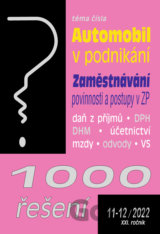 1000 řešení č. 11-12 - Automobil v podnikání