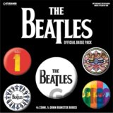 Set 5 odznakov The Beatles: Black