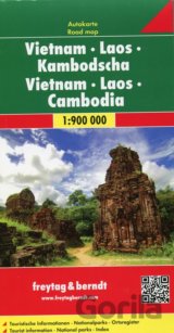 Vietnam, Laos, Kambodscha 1:900 000