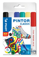 Sada 6 kusov akrylových popisovačov Pintor, (EF) extra tenký, Classic
