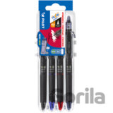 Sada Set2Go 4 kusy Roller FriXion Point Clicker, 0.5, Basic, (F) tenký, mix farieb