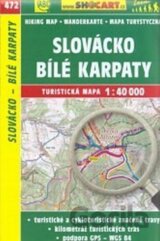 472 Slovácko, Bílé Karpaty 1:40.000/Cykloturistická mapa