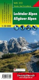 WK 351 Lechtaler Alpen-Allgäuer Alpen 1:50 000/mapa