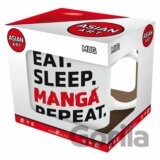 Eat, Sleep, Manga, Repeat keramický Hrnček 320 ml