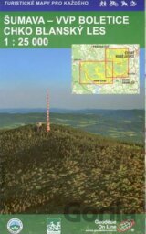 Šumava VVP-Boletice CHKO-Blanský les 1:25 000 (turistická mapa)
