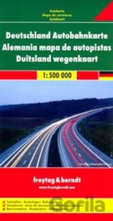 Deutschland Autobahnkarte/Německo1:500T/dálniční mapa