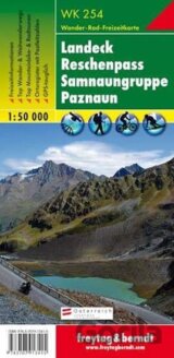 WK 254 Landeck, Reschenpass, Samnaungruppe, Paznaun 1:50.000/mapa