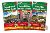 Irsko 1:150.000 set - 3 mapy / Irland-Set, Autokarte 1:150.000, 3 Blätter in Kunststoff-Hülle