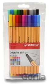 Popisovač STABILO point liner 88 sada 20 ks