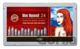 Koh-i-noor pastelky WAX AQUARELL souprava 24 ks doplněná o štětec, ořezávátko a grafitovou tužku v plechové lrabičce