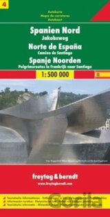 Španělsko - sever, Svatojakubská cesta 1:400T/automapa