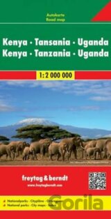 Keňa, Tanzánie, Uganda 1:2M/mapa