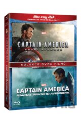 Kolekce: Captain America 1.- 2. (3D + 2D - 4 Blu-ray)
