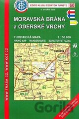 KČT 60 - Moravská brána, Oderské vrchy/turistická mapa