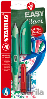 Ergonomické školské plniace pero pre pravákov so štandardným hrotom M - ružová