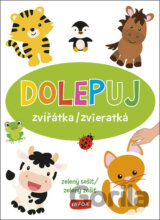 Dolepuj zvířátka/zvieratká zelený sešit/zelený zošit