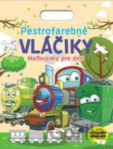 Pestrofarebné vláčiky - Maľovanky pre deti