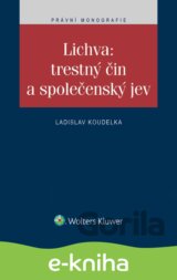 Lichva: trestný čin a společenský jev