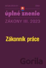 Aktualizácia III/1 - Zákonník práce