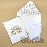 3D přání Happy Birthday