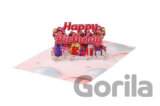 3D přání Happy Birthday