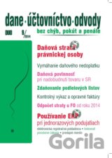 Dane, účtovníctvo, odvody 9/2014