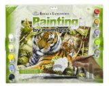 Malování podle čísel - tygr a mládě