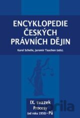 Encyklopedie českých právních dějin, IX. svazek