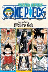 One Piece Volumes 43, 44 & 45