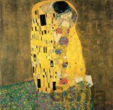 Klimt Gustav : The Kiss, 1907-1908