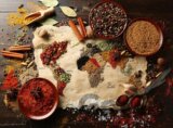 World map in Spices
