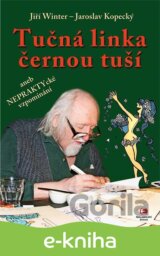 Tučná linka černou tuší