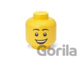 LEGO úložná hlava (veľkosť S) - šťastný chlapec