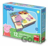 Dřevěné kostky: Peppa Pig