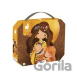 Umelecké puzzle pre deti v kufríku Klimt 100 ks