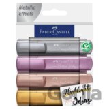 Zvýrazňovač Metallic, 4 farby
