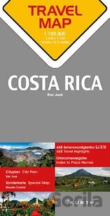 Kostarika 1:800 T TravelMap KUNTH