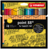 Jemný liner - STABILO point 88 Edition - 24 ks sada