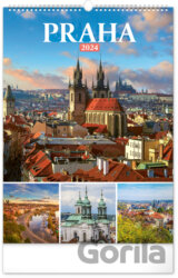 Nástěnný kalendář Praha 2024