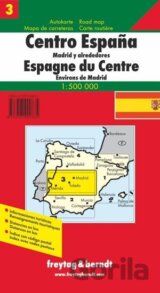 Spanien Mitte, Central Spanin/Španělsko,střed 1:500 000/automapa
