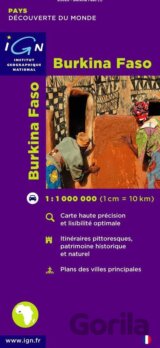 IGN 85020 Burkina Faso 1:100 000
