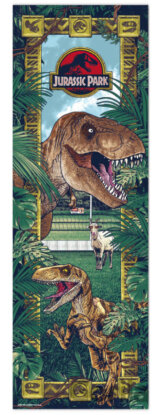 Plagát na dvere Jurassic Park: T-Rex