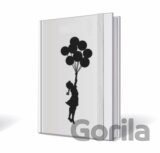 Banksy Girl with Baloons Notebook A6