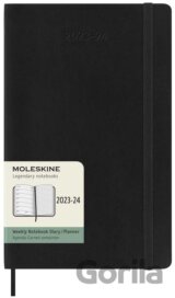 Moleskine – 18-mesačný čierny plánovací diár 2023/2024