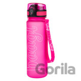 Tritanová láhev na pití Baagl Logo růžová